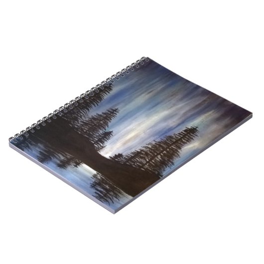 Carnet Portable Spiral Aurora de la forêt (Côté gauche)