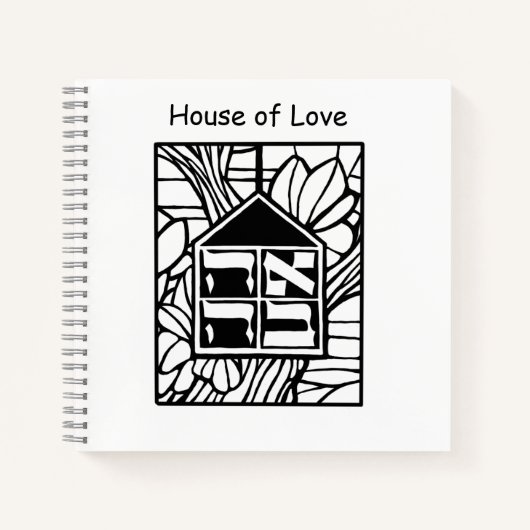 Carnet Portable Spiral House of Love (Devant)