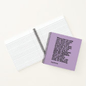 Carnet Portable Spiral "Not My Circus" de Peg Streep (Intérieur)