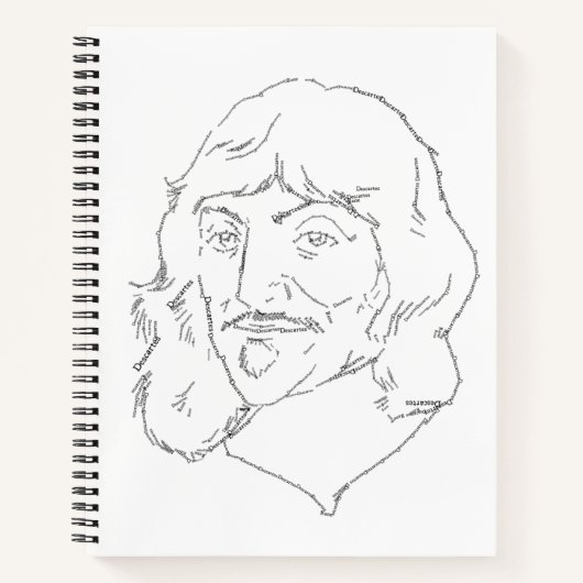 Carnet Portable Spiral René Descartes (Devant)