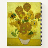 Carnet Portable Van Gogh Sunflowers (Dos)
