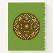 Carnet Portable Virgo Mandala Spiral (Dos)