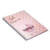Carnet Porte bébé Little Princess Pink & Gold Crown (Côté Droit)