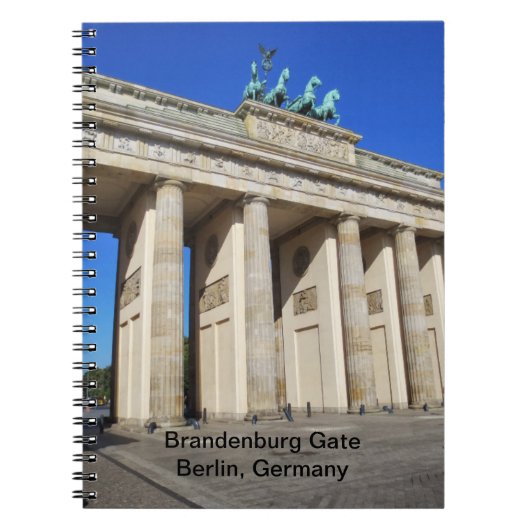 Carnet Porte de Brandebourg, Berlin, Allemagne (Devant)