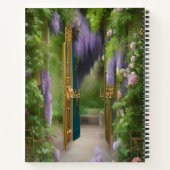 Carnet Porte de jardin et Wisteria (Dos)