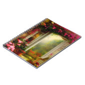 Carnet Porte du jardin rose (Côté gauche)