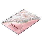 Carnet Porte en marbre rose (Côté gauche)