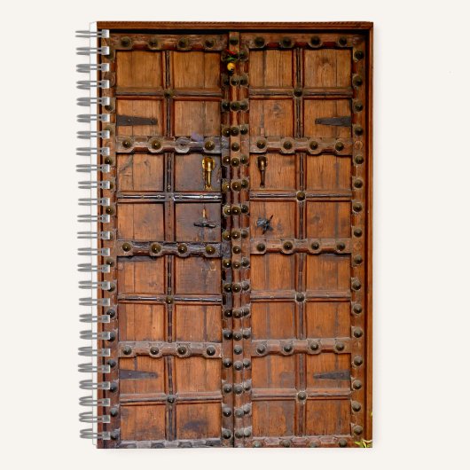 Carnet Porte indienne en bois (Recto)