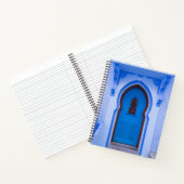 Carnet Porte marocaine bleue (Intérieur)