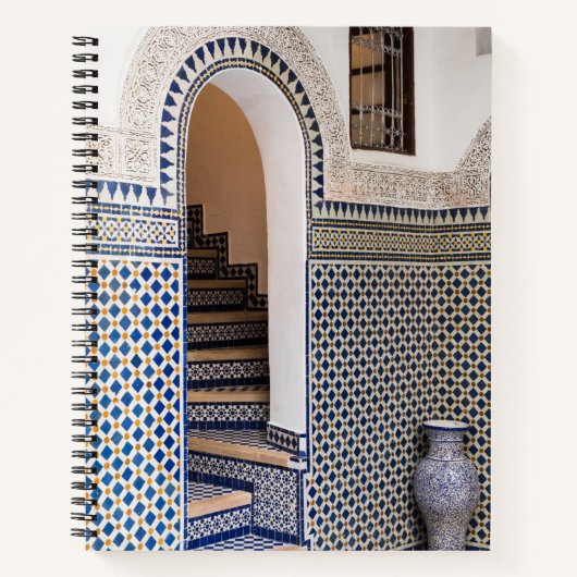 Carnet Porte marocaine carrelée (Devant)