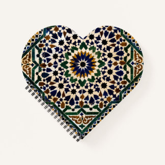 Carnet Porte-monnaie en cuir à motif mosaïque géométrique