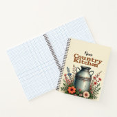 Carnet Portefeuille de recettes rustique (Intérieur)