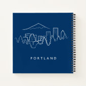 Carnet Portland Skyline (Dos)