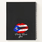 Carnet Portoricain Lèvres Drapeau Boricua Caribbean Love (Dos)