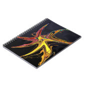 Carnet Portrait abstrait marbré (Côté gauche)