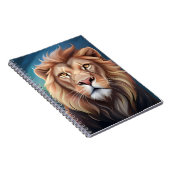 Carnet Portrait Art numérique Lion-56556 (Côté Droit)