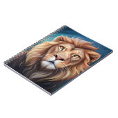 Carnet Portrait Art numérique Lion-56556 (Côté gauche)