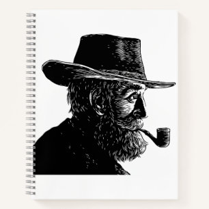 Carnet Portrait au point et à la ligne : Vieil homme sage