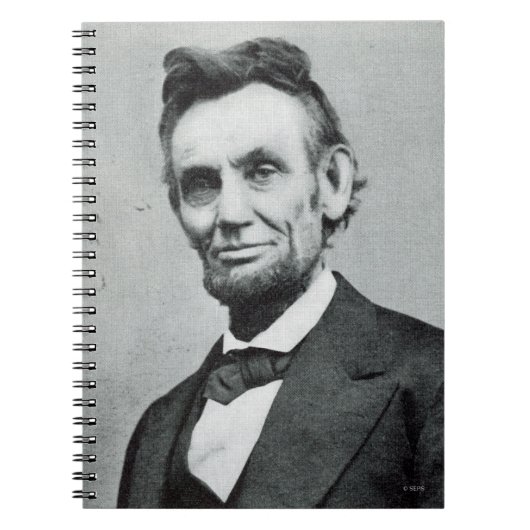 Carnet Portrait d'Abe Lincoln 1 (Devant)