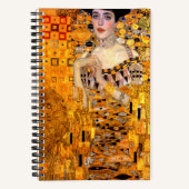Carnet Portrait d'Adele Bloch-Bauer par Gustav Klimt (Recto)