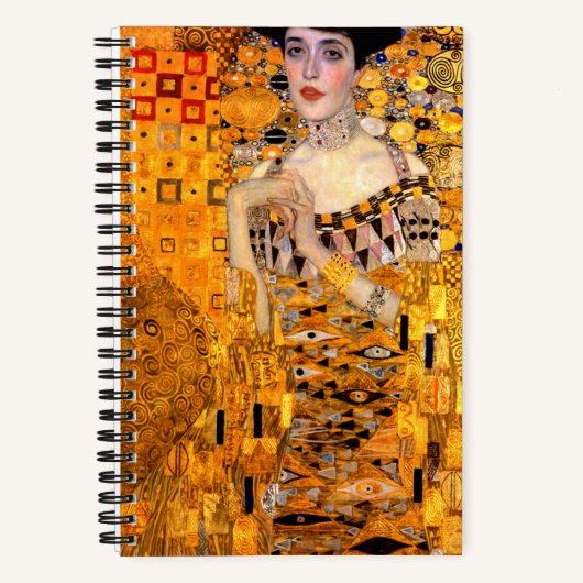 Carnet Portrait d'Adele Bloch-Bauer par Gustav Klimt (Recto)