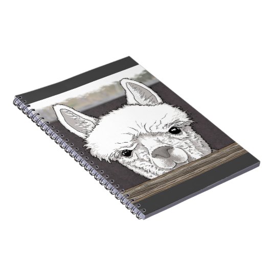 Carnet Portrait d'Alpaca (Côté Droit)