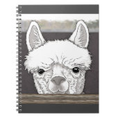 Carnet Portrait d'Alpaca (Devant)