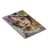 Carnet Portrait d'art en collage multimédia (1) (Côté Droit)