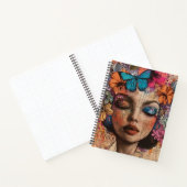 Carnet Portrait d'art en collage multimédia (7) (Intérieur)
