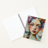 Carnet Portrait d'art en collage multimédia (9) (Intérieur)