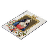 Carnet Portrait de Catherine d'Aragon (1485-1536) ęrs Qu (Côté gauche)