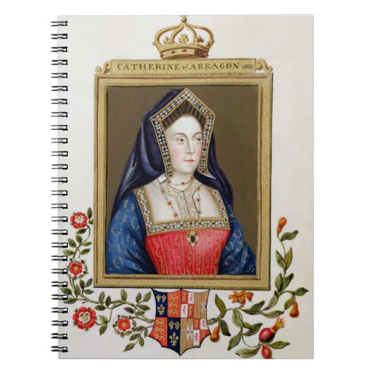 Carnet Portrait de Catherine d'Aragon (1485-1536) ęrs Qu (Devant)