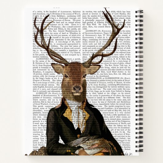 Carnet Portrait de cerfs (Dos)