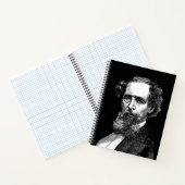 Carnet Portrait de Charles Dickens (Intérieur)