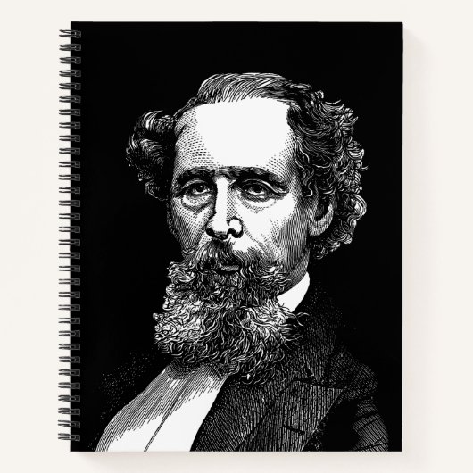 Carnet Portrait de Charles Dickens (Devant)