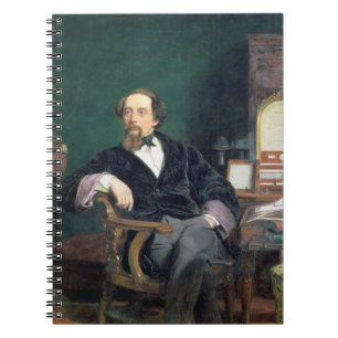 Carnet Portrait de Charles Dickens (huile sur la toile)