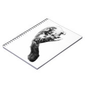 Carnet Portrait de chat long en gras (Côté gauche)