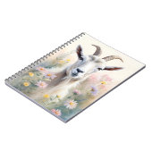 Carnet Portrait de chèvre de champ pastel doux (Côté gauche)