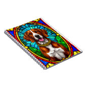 Carnet Portrait de Chien Regal avec cadre Or Lavish (Côté Droit)