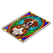 Carnet Portrait de Chien Regal avec cadre Or Lavish (Côté gauche)