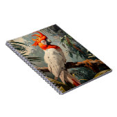 Carnet Portrait de Cockatoo Vintage (Côté Droit)