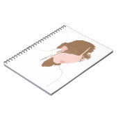 Carnet Portrait de contours moderne (Côté gauche)