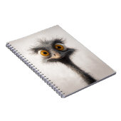 Carnet Portrait de dessin à l'autruche (Côté Droit)