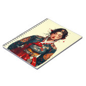 Carnet Portrait de femme coréenne moderne en Hanbok (Côté gauche)