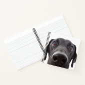 Carnet Portrait de fermeture Black Labrador (Intérieur)