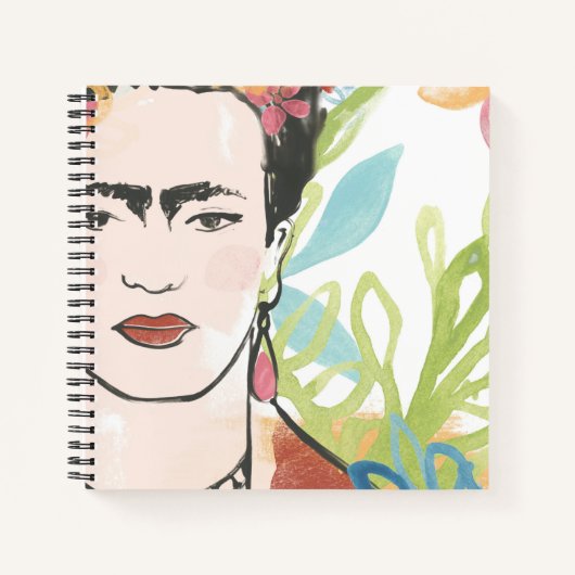 Carnet Portrait de Frida Kahlo (Devant)