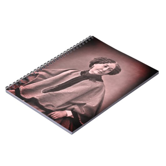 Carnet Portrait de George Sand par Nadar (Côté gauche)