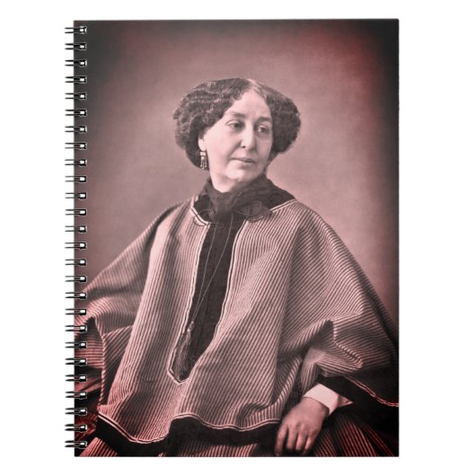 Carnet Portrait de George Sand par Nadar (Devant)