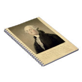 Carnet Portrait de George Washington, gravé par William (Côté Droit)