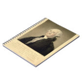 Carnet Portrait de George Washington, gravé par William (Côté gauche)
